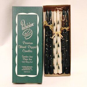 Beautiful Patrician Hand Dipped Candles Christmas Theme Stars Christmas …
